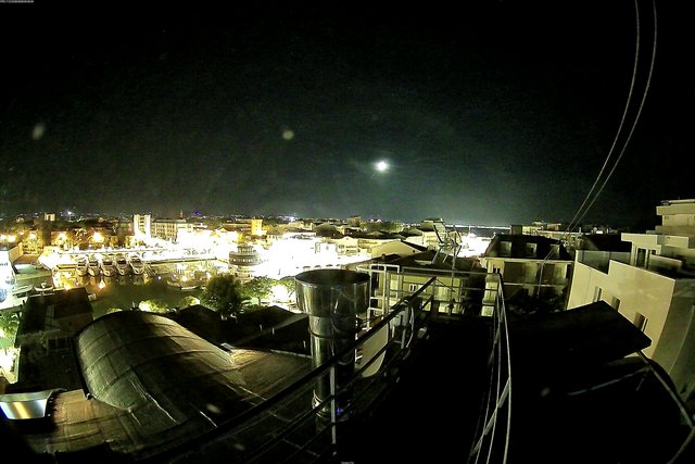 time-lapse frame, Oss. Met. di Gabicce Mare Puntamento Est webcam