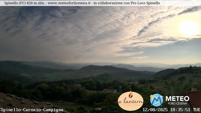 time-lapse frame, Spinello webcam
