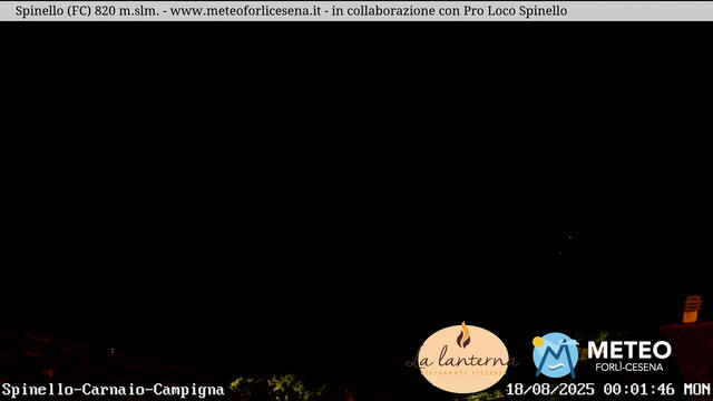 time-lapse frame, Spinello webcam