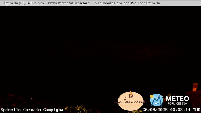 time-lapse frame, Spinello webcam