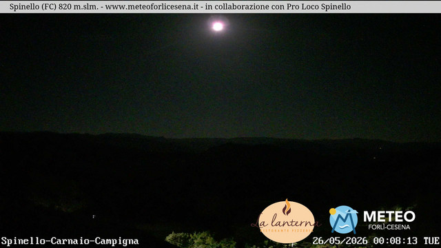 time-lapse frame, Spinello webcam