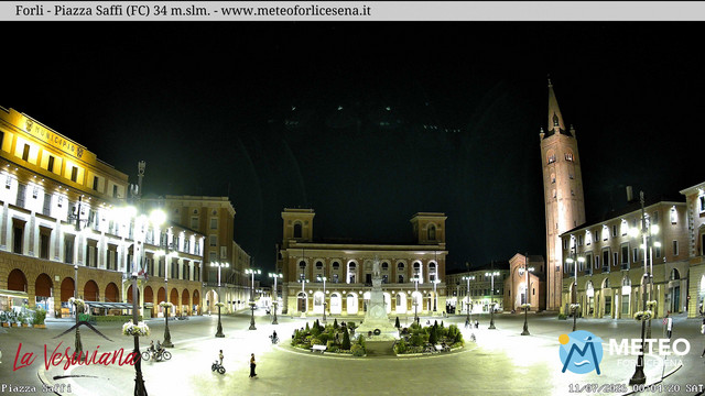 time-lapse frame, Forlì - Piazza Saffi webcam
