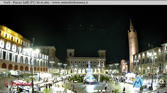 time-lapse frame, Forlì - Piazza Saffi webcam