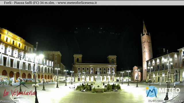 time-lapse frame, Forlì - Piazza Saffi webcam