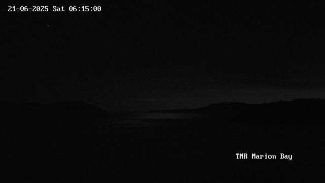 time-lapse frame, TMR - Marion Bay webcam