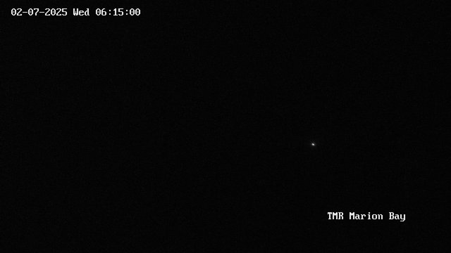 time-lapse frame, TMR - Marion Bay webcam
