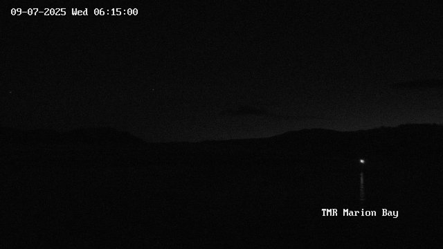 time-lapse frame, TMR - Marion Bay webcam