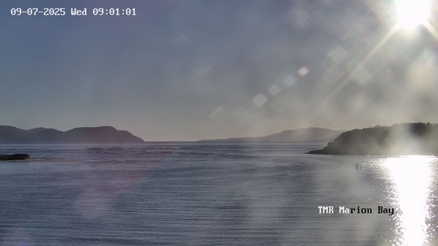 time-lapse frame, TMR - Marion Bay webcam