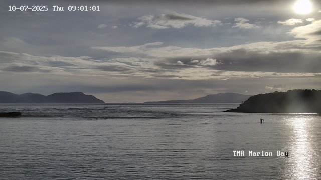 time-lapse frame, TMR - Marion Bay webcam