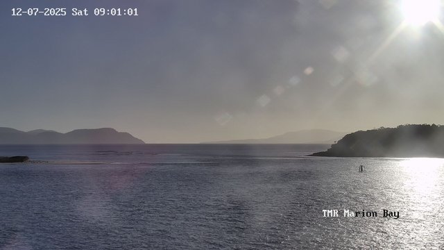 time-lapse frame, TMR - Marion Bay webcam
