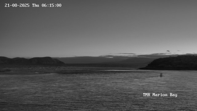 time-lapse frame, TMR - Marion Bay webcam