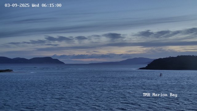 time-lapse frame, TMR - Marion Bay webcam