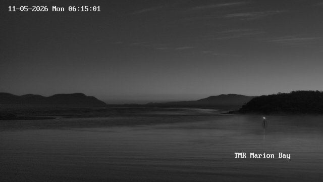 time-lapse frame, TMR - Marion Bay webcam