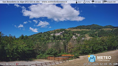 view from San Benedetto in Alpe on 2025-07-27