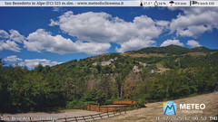 view from San Benedetto in Alpe on 2025-07-31
