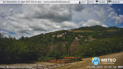 view from San Benedetto in Alpe on 2025-08-04