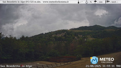 view from San Benedetto in Alpe on 2025-08-21
