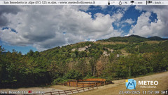 view from San Benedetto in Alpe on 2025-08-23