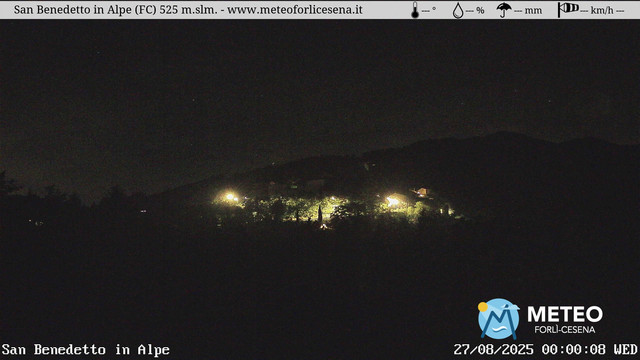 time-lapse frame, San Benedetto in Alpe webcam