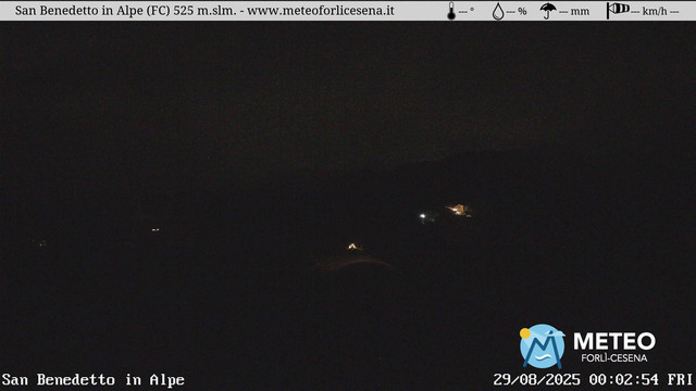 time-lapse frame, San Benedetto in Alpe webcam