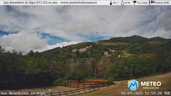 view from San Benedetto in Alpe on 2025-09-02