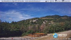view from San Benedetto in Alpe on 2025-09-03