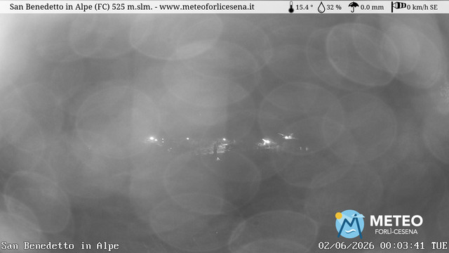 time-lapse frame, San Benedetto in Alpe webcam