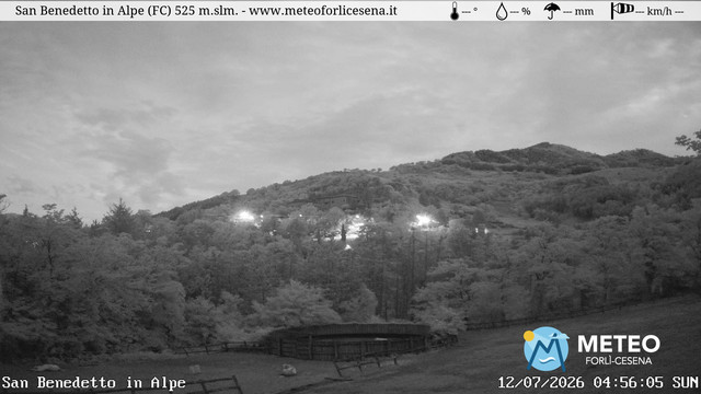 time-lapse frame, San Benedetto in Alpe webcam