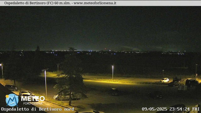 time-lapse frame, Ospedaletto di Bertinoro webcam