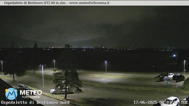 time-lapse frame, Ospedaletto di Bertinoro webcam