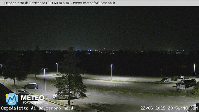 time-lapse frame, Ospedaletto di Bertinoro webcam
