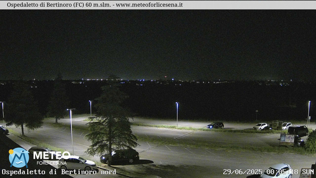 time-lapse frame, Ospedaletto di Bertinoro webcam