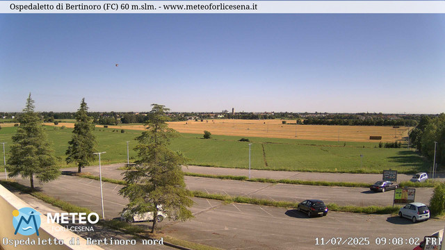 time-lapse frame, Ospedaletto di Bertinoro webcam