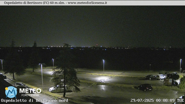 time-lapse frame, Ospedaletto di Bertinoro webcam