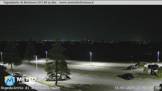 time-lapse frame, Ospedaletto di Bertinoro webcam