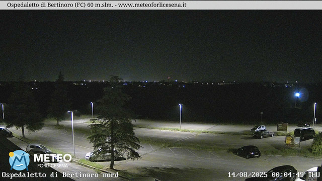 time-lapse frame, Ospedaletto di Bertinoro webcam