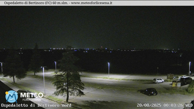 time-lapse frame, Ospedaletto di Bertinoro webcam