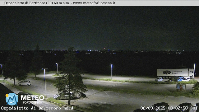 time-lapse frame, Ospedaletto di Bertinoro webcam