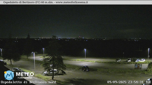 time-lapse frame, Ospedaletto di Bertinoro webcam