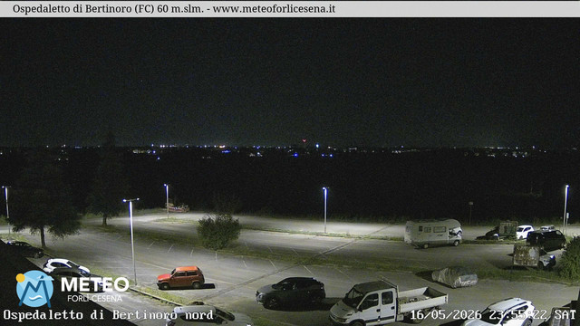 time-lapse frame, Ospedaletto di Bertinoro webcam