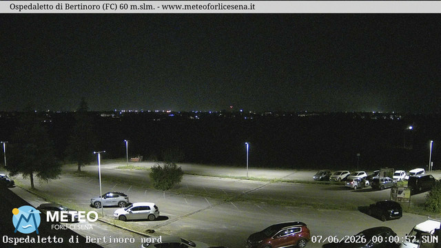 time-lapse frame, Ospedaletto di Bertinoro webcam