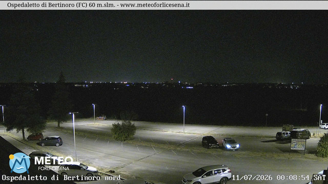 time-lapse frame, Ospedaletto di Bertinoro webcam