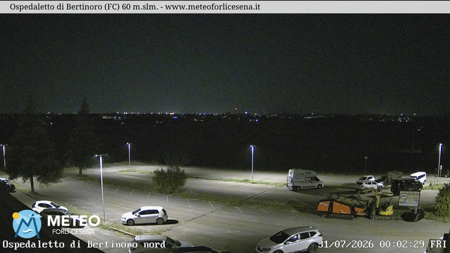 time-lapse frame, Ospedaletto di Bertinoro webcam