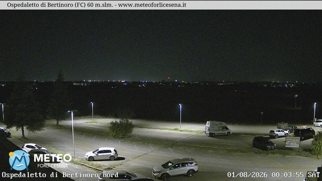 time-lapse frame, Ospedaletto di Bertinoro webcam