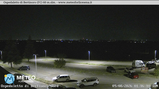 time-lapse frame, Ospedaletto di Bertinoro webcam