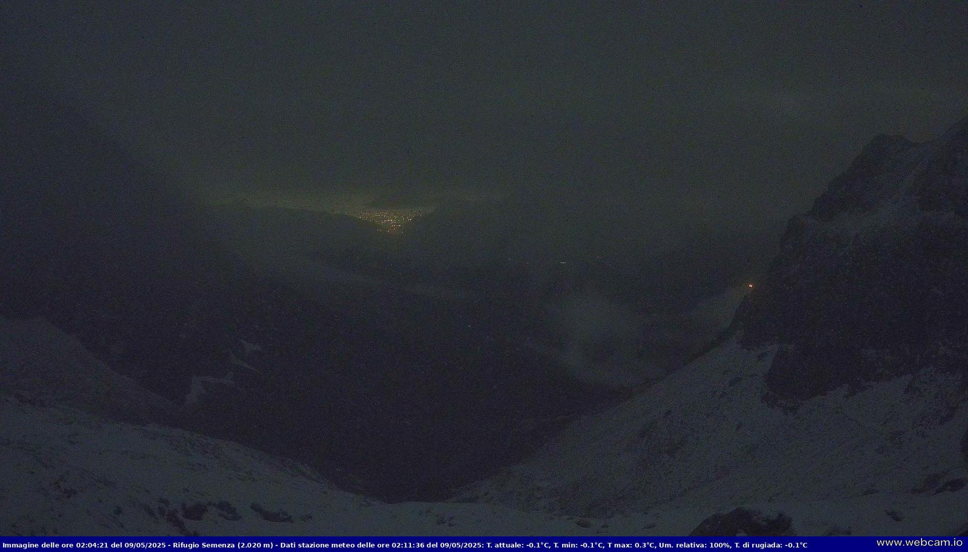 time-lapse frame, Webcam Rif. Semenza - CAI - 2020m webcam