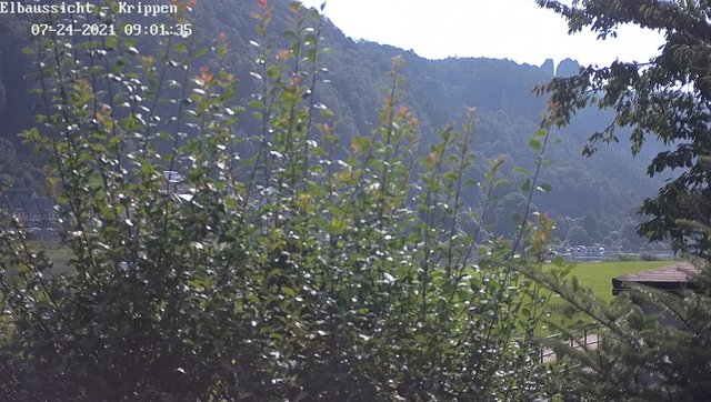 time-lapse frame, Webcam in Bad Schandau Sächsische Schweiz webcam
