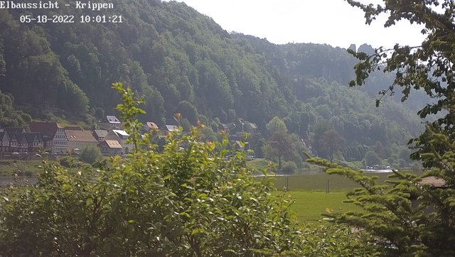 time-lapse frame, Webcam in Bad Schandau Sächsische Schweiz webcam
