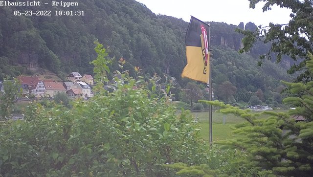 time-lapse frame, Webcam in Bad Schandau Sächsische Schweiz webcam