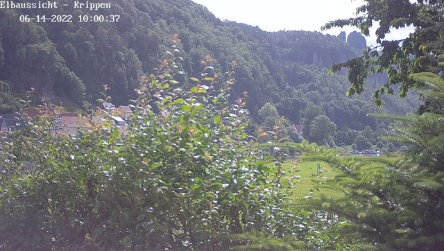 time-lapse frame, Webcam in Bad Schandau Sächsische Schweiz webcam